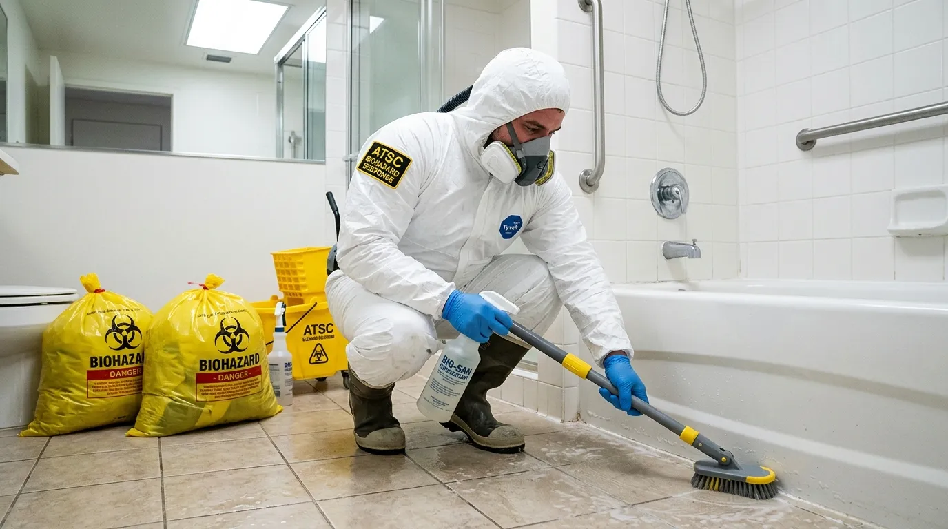 Decontamination equipment deployed for Blood Cleanup in Herriman